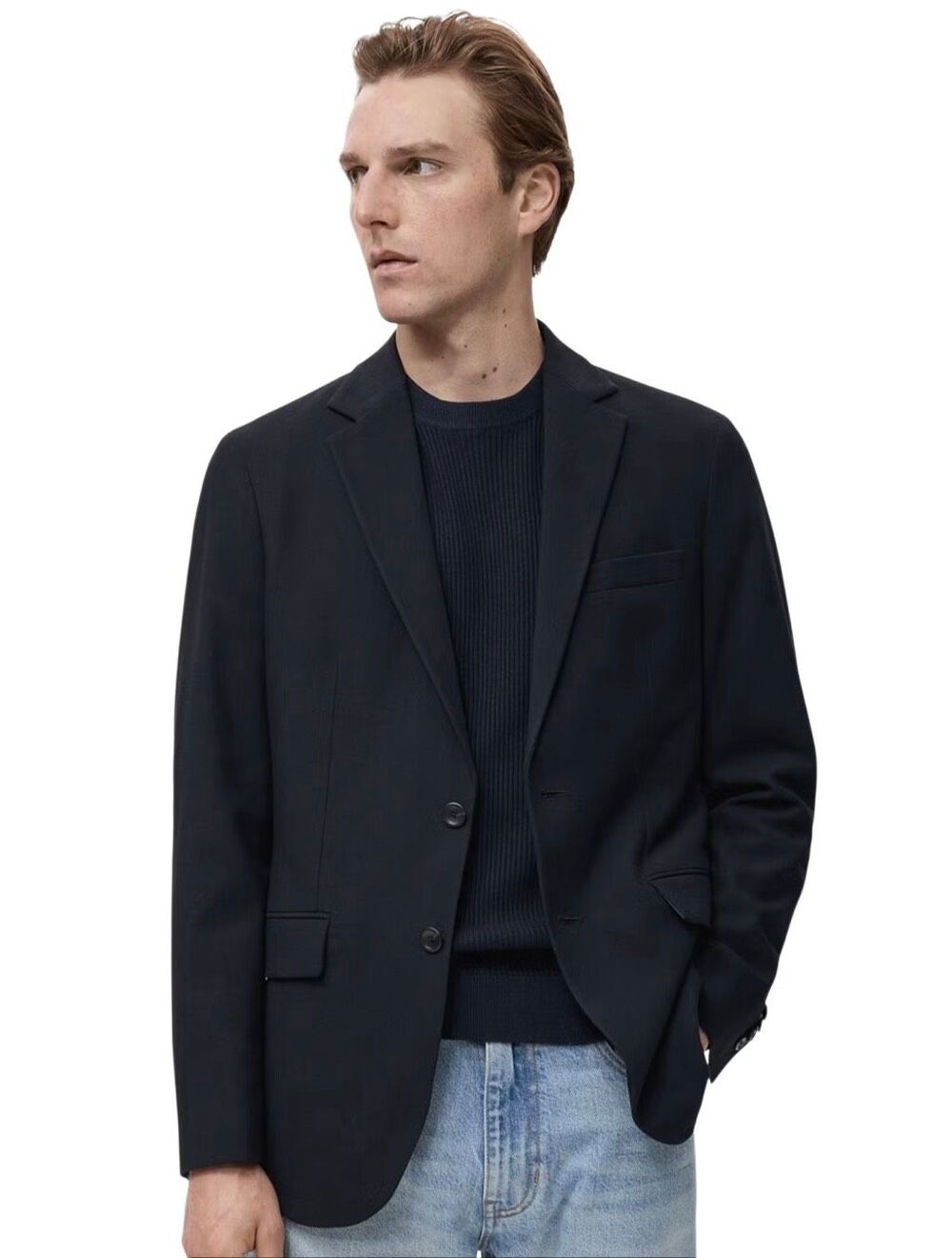 Mango verner slim fit cotton jacket US 38